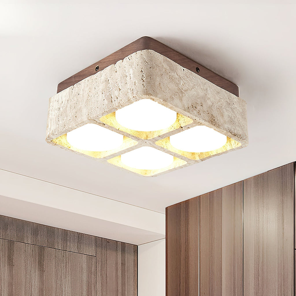 Ritta Ceiling Light Organic Rounded