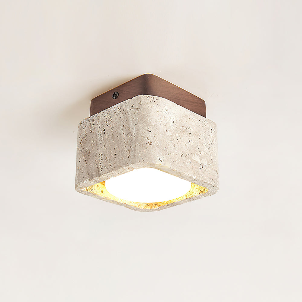 Ritta Ceiling Light Organic Rounded