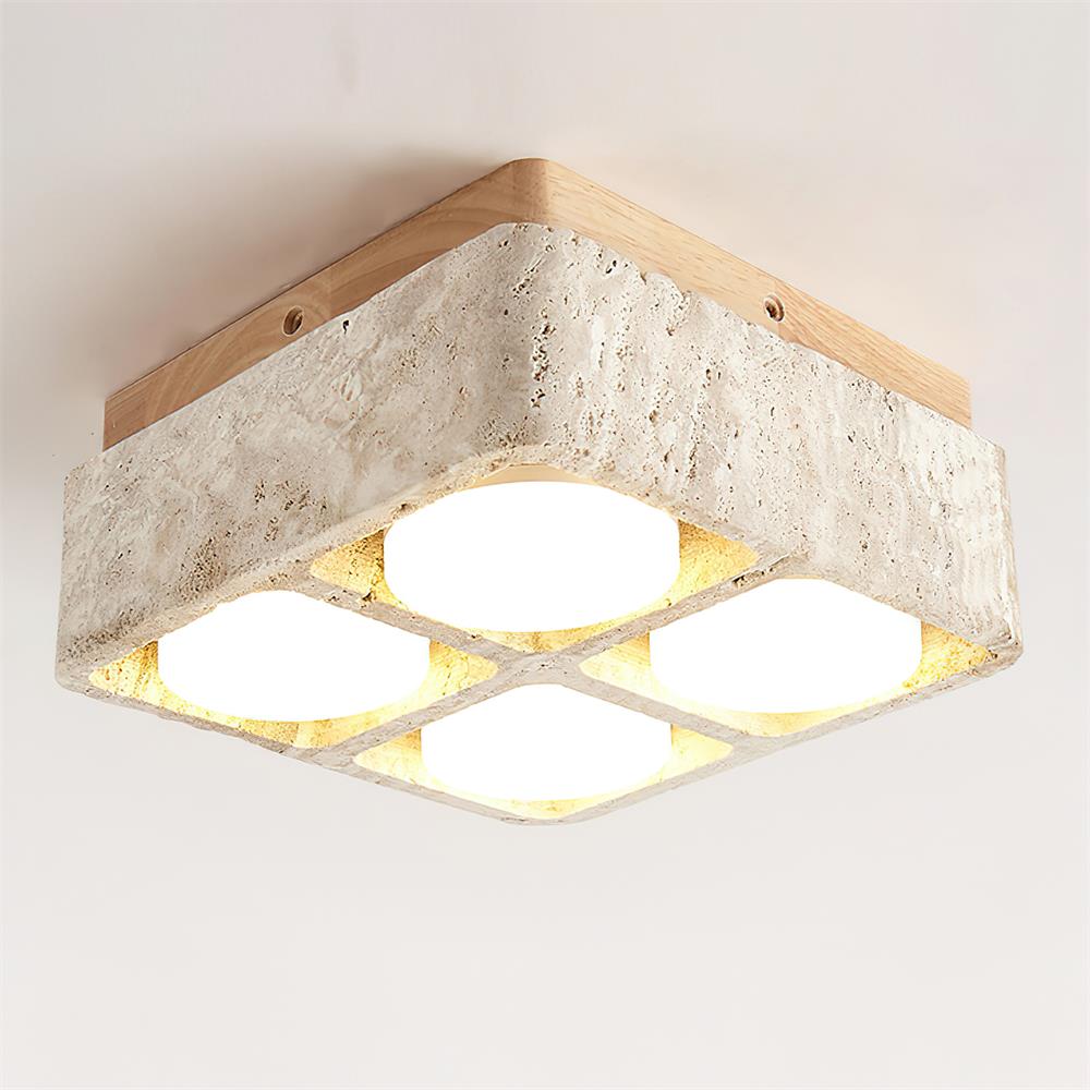 Ritta Ceiling Light Organic Rounded