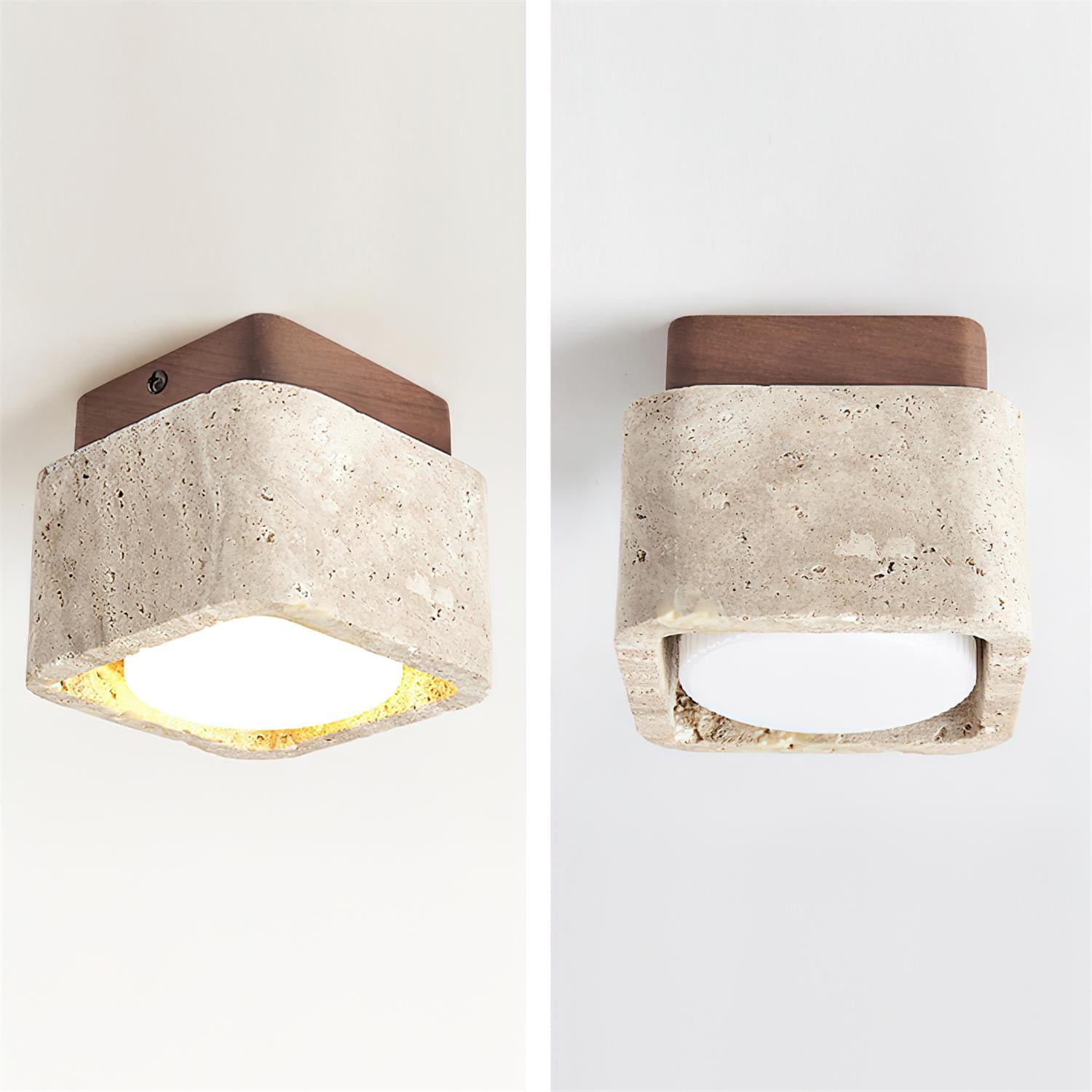 Ritta Ceiling Light Organic Rounded