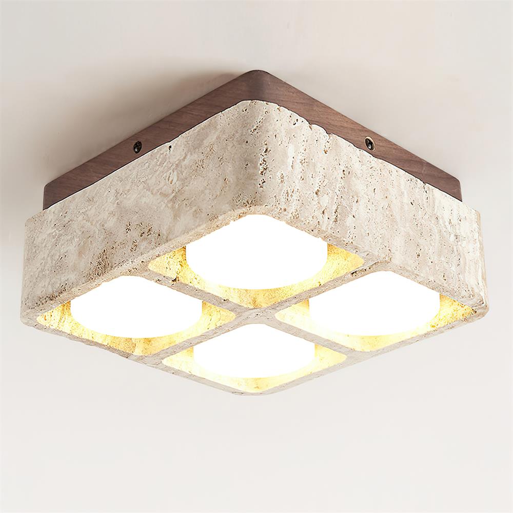 Ritta Ceiling Light Organic Rounded