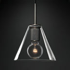 Pendant Lamp Brass Minimalist Metal Fixture for Dining or Kitchen