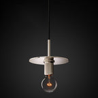 Pendant Lamp Brass Minimalist Metal Fixture for Dining or Kitchen