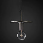 Pendant Lamp Brass Minimalist Metal Fixture for Dining or Kitchen