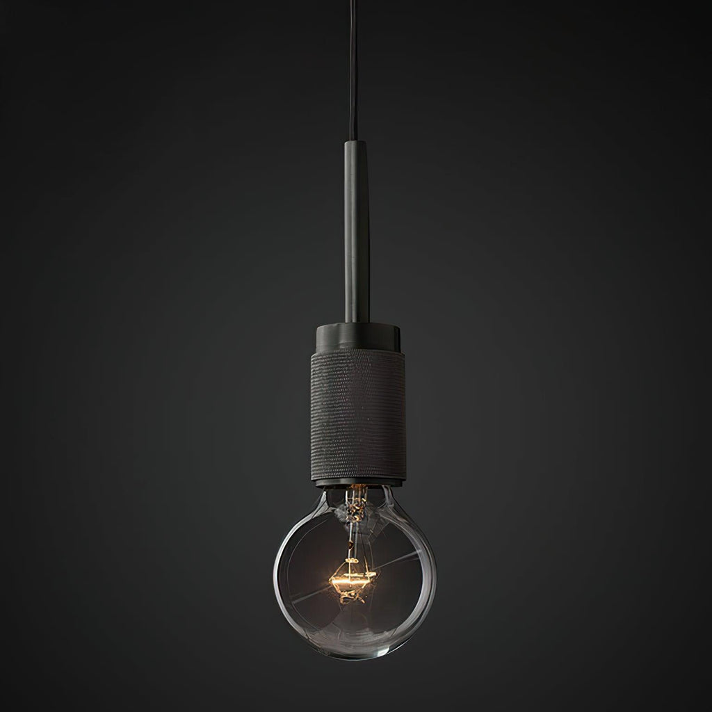 Pendant Lamp Brass Minimalist Metal Fixture for Dining or Kitchen