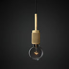 Pendant Lamp Brass Minimalist Metal Fixture for Dining or Kitchen