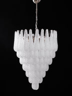 Aurora Chandelier Clear Droplets Murano Glass Waterfall Diamond