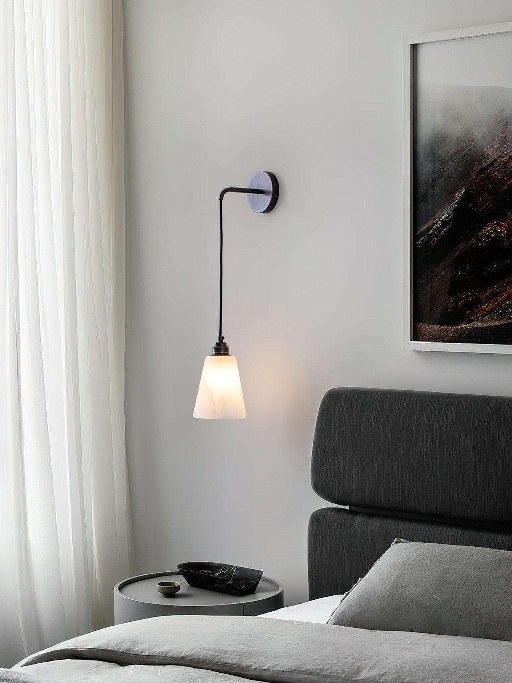 Alba Alabaster Wall Pendant Light