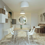 Ceiling Lamp Dome Wood Interior Warm