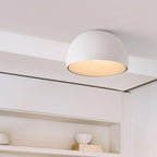 Ceiling Lamp Dome Wood Interior Warm