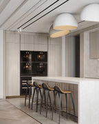 Ceiling Lamp Dome Wood Interior Warm