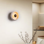 Ritta Concave Travertine Wall Lamp