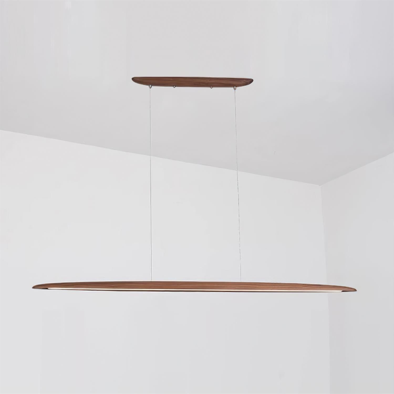 Duvane Minimalist Wooden LED Pendant Light