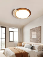 Ivnoran Arc-Edge Travertine Ceiling Light - Kingsley Beaumont