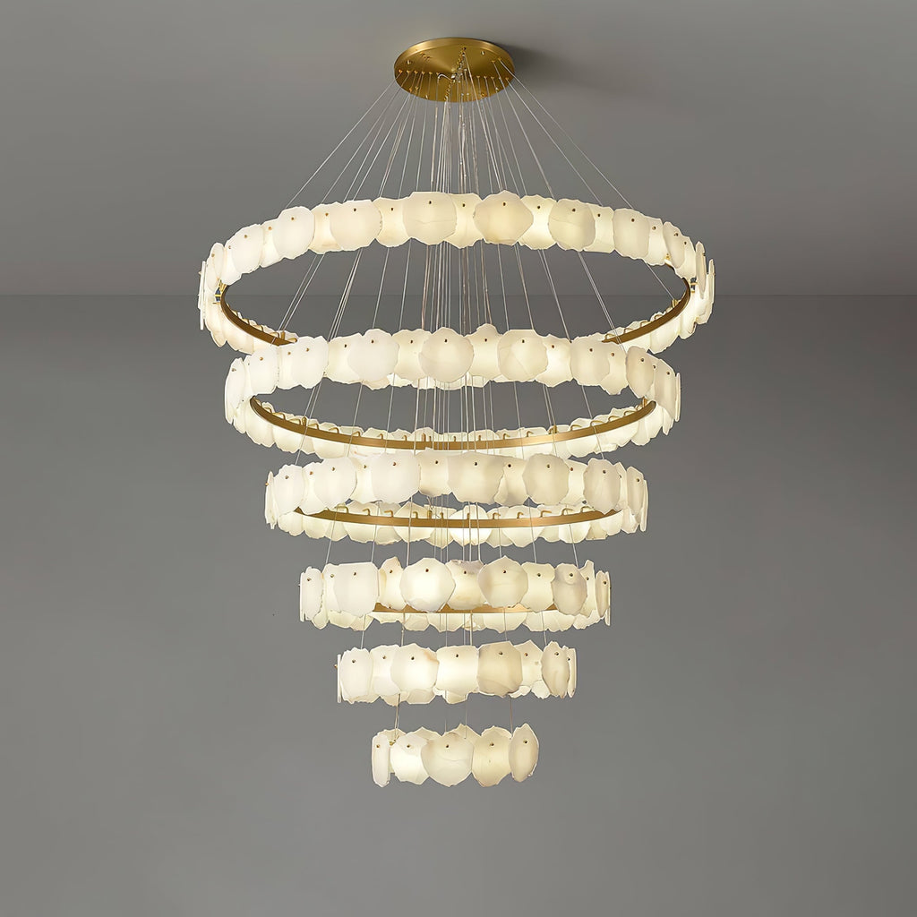 Selene Luxury Alabaster Chandelier