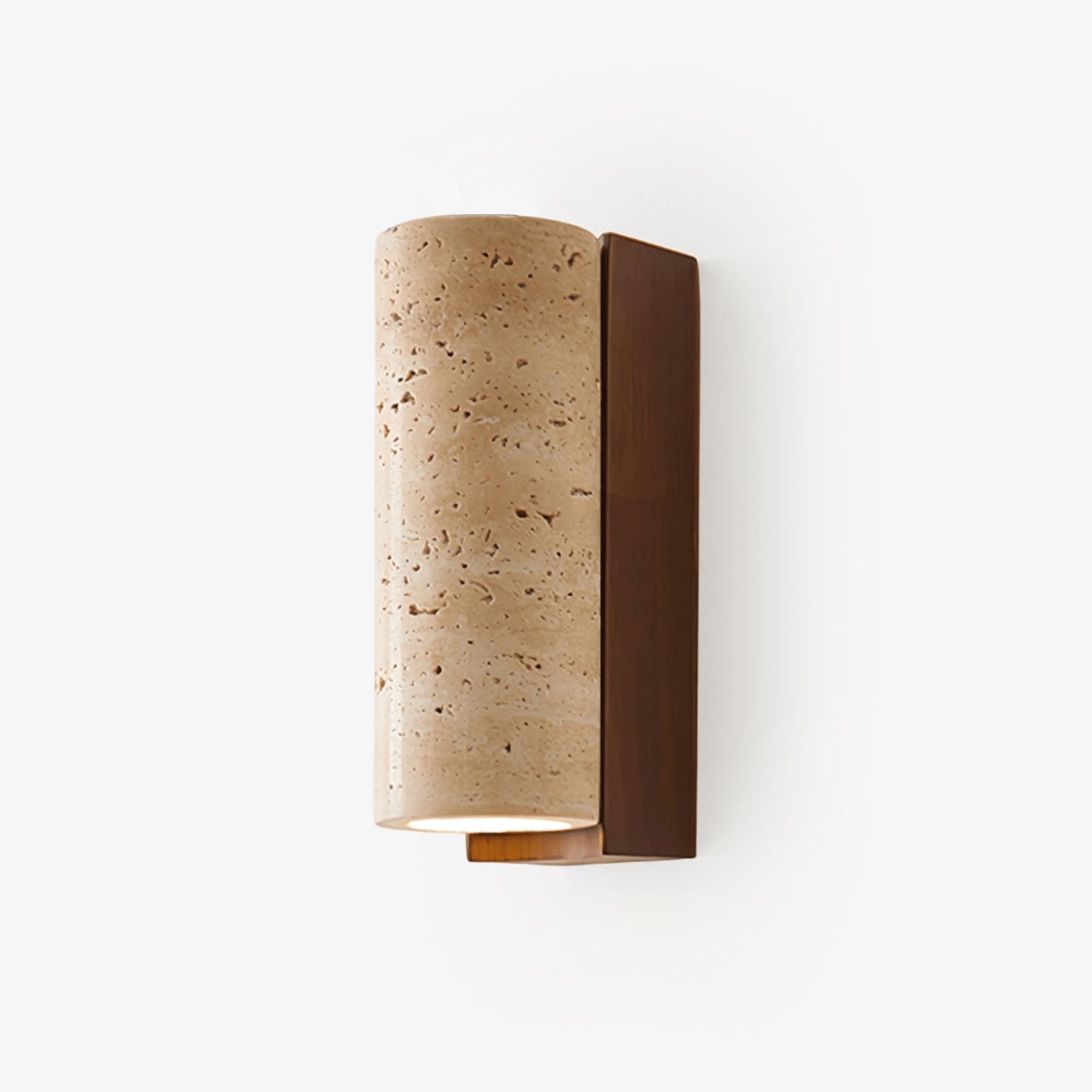 Nula Natural Travertine Wall Lamp