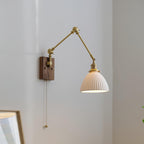 Brione Vintage Adjustable  Swing Arm Wall Lamp