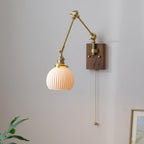 Brione Vintage Adjustable  Swing Arm Wall Lamp