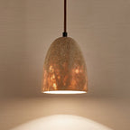Evtheira Conical Travertine Pendant Light