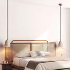 Evtheira Conical Travertine Pendant Light