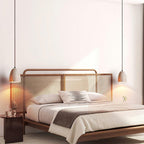 Evtheira Conical Travertine Pendant Light