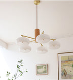 Candy Glass Persimmon Chandeliers