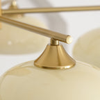Candy Glass Persimmon Chandeliers