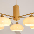 Candy Glass Persimmon Chandeliers