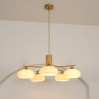 Candy Glass Persimmon Chandeliers