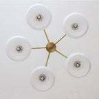 Candy Glass Persimmon Chandeliers
