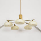 Candy Glass Persimmon Chandeliers