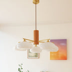 Candy Glass Persimmon Chandeliers