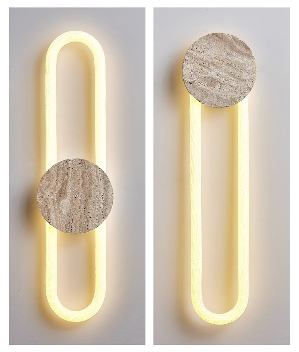Mysole Travertine Wall Light