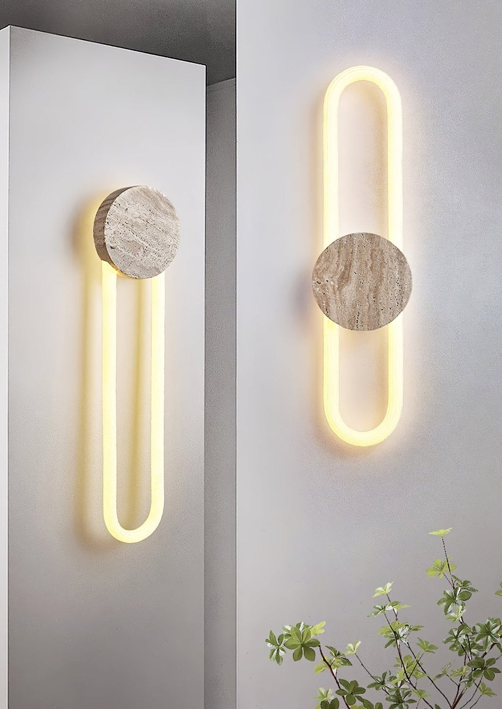 Mysole Travertine Wall Light