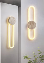 Mysole Travertine Wall Light