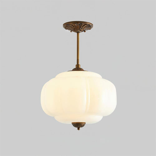 Eldio Green Glass Semi Flush Mount Light - product image 2