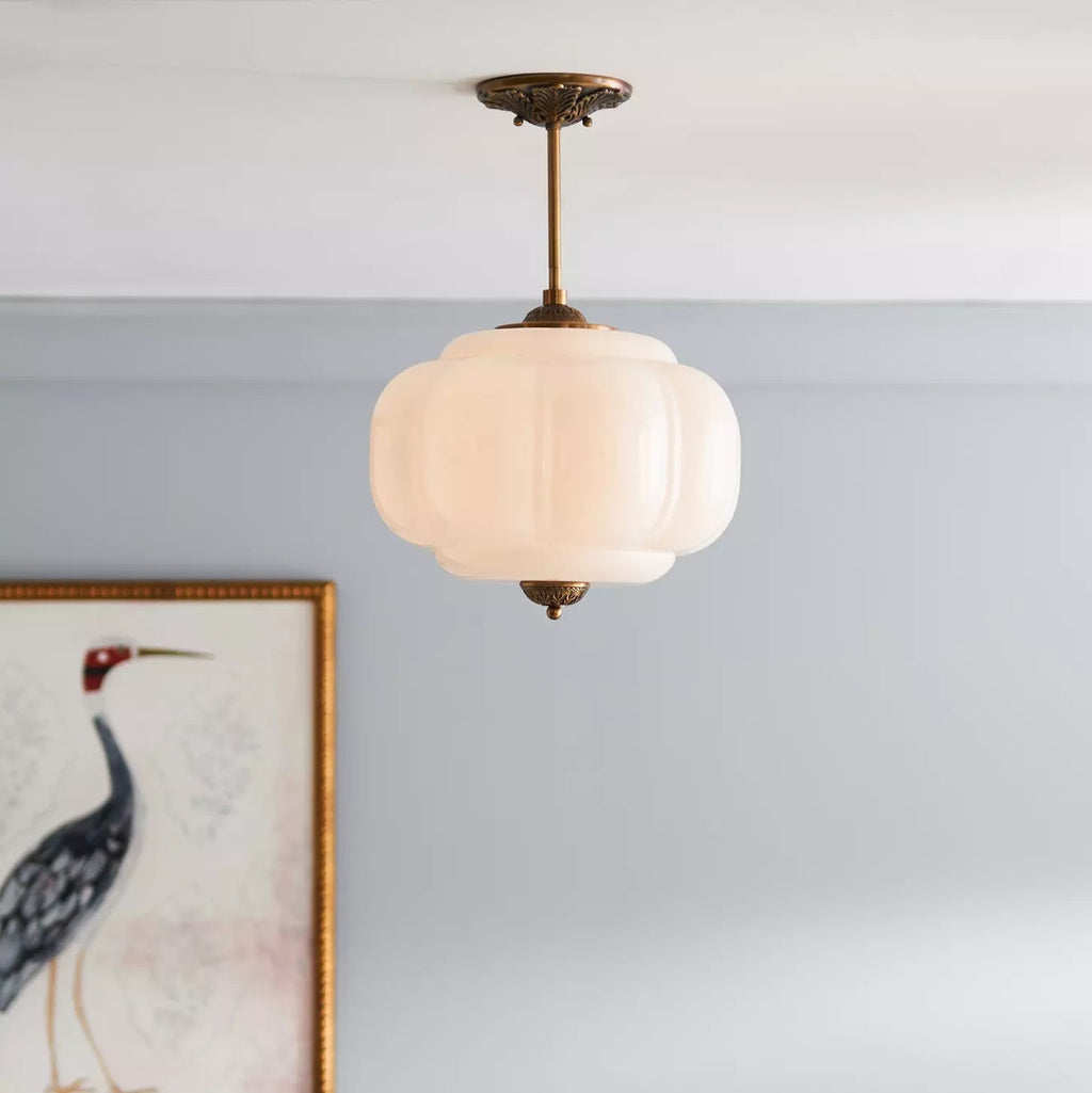 Eldio Green Glass Semi Flush Mount Light - product image 12