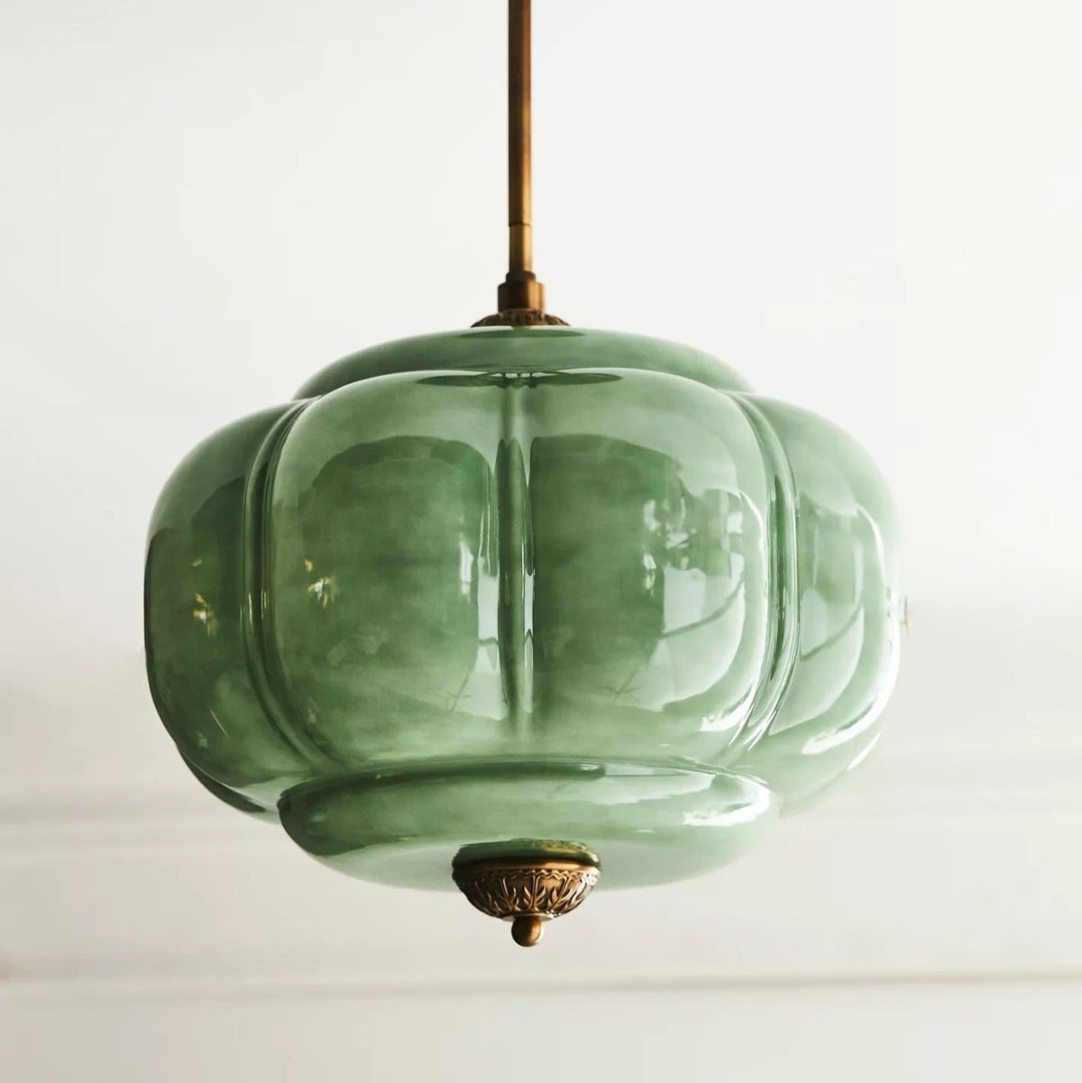 Eldio Green Glass Semi Flush Mount Light - product image 15