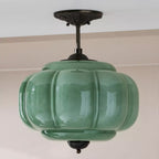 Eldio Green Glass Semi Flush Mount Light - product image 16