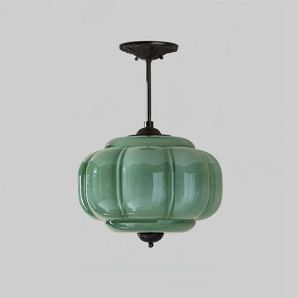 Eldio Green Glass Semi Flush Mount Light - product image 17