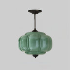 Eldio Green Glass Semi Flush Mount Light - product image 17
