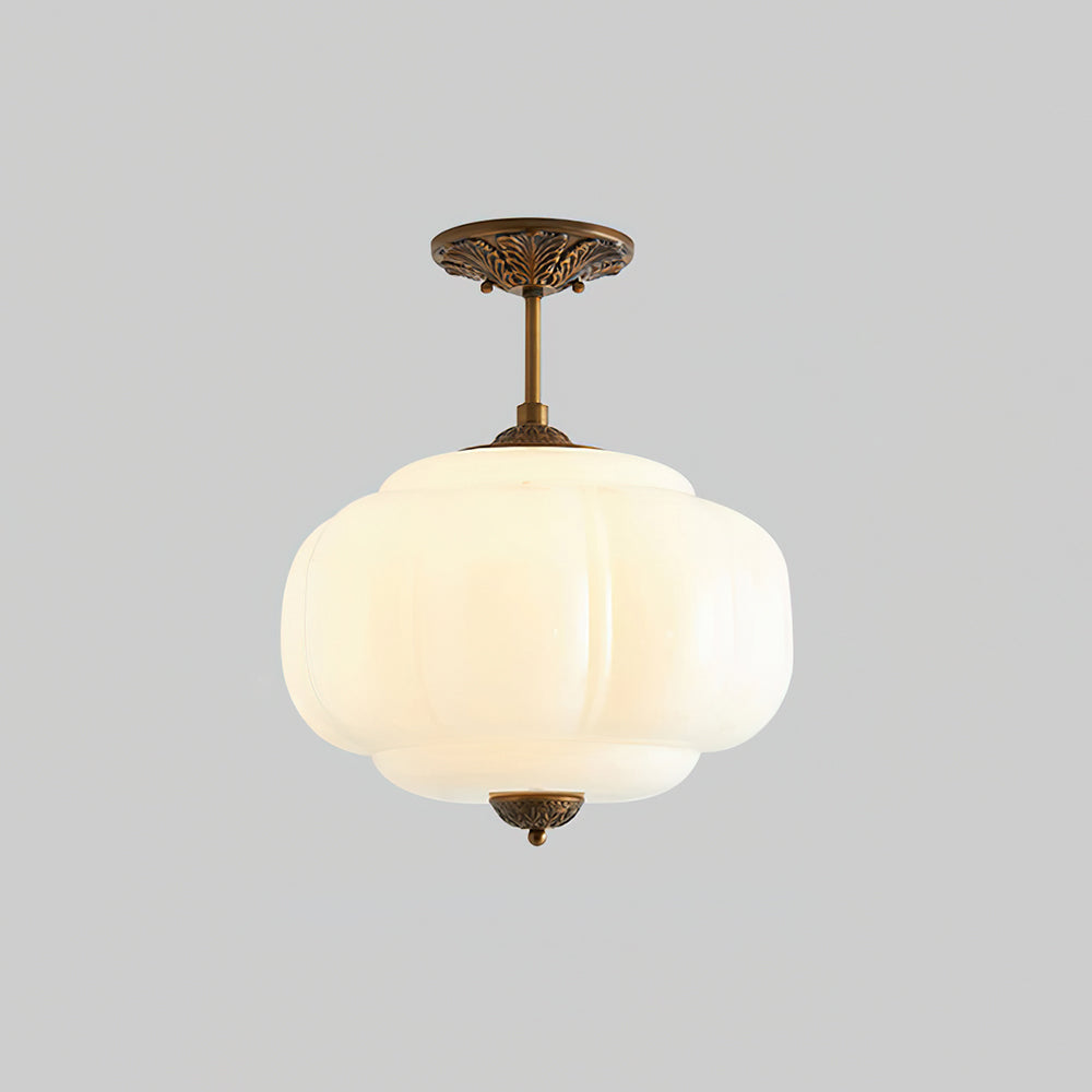 Eldio Green Glass Semi Flush Mount Light - product image 18