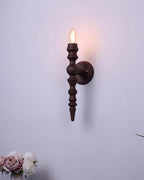 Wall Lamp Modern Vintage Wood Body Multiple Wood Finishes