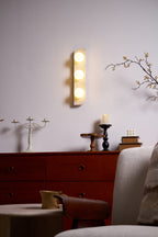 Alsilis Wall Light Minimalist in Travertine - Kingsley Beaumont