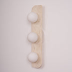 Alsilis Wall Light Minimalist in Travertine - Kingsley Beaumont