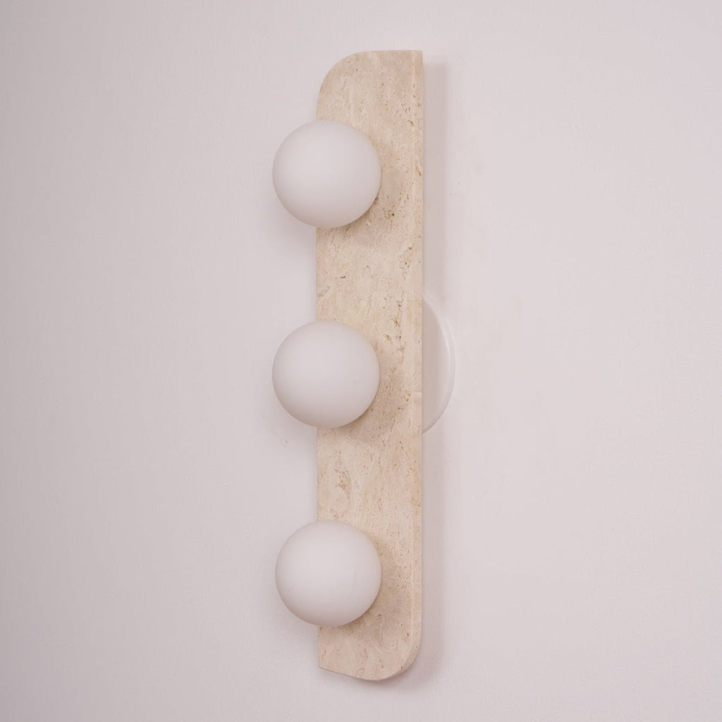 Alsilis Minimalist Travertine Wall Light