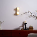 Alsilis Wall Light Minimalist in Travertine - Kingsley Beaumont