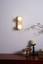 Alsilis Wall Light Minimalist in Travertine - Kingsley Beaumont