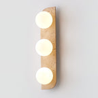 Alsilis Wall Light Minimalist in Travertine - Kingsley Beaumont