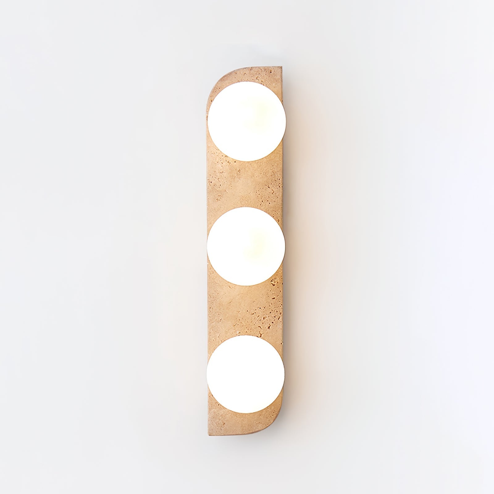 Alsilis Wall Light Minimalist in Travertine - Kingsley Beaumont